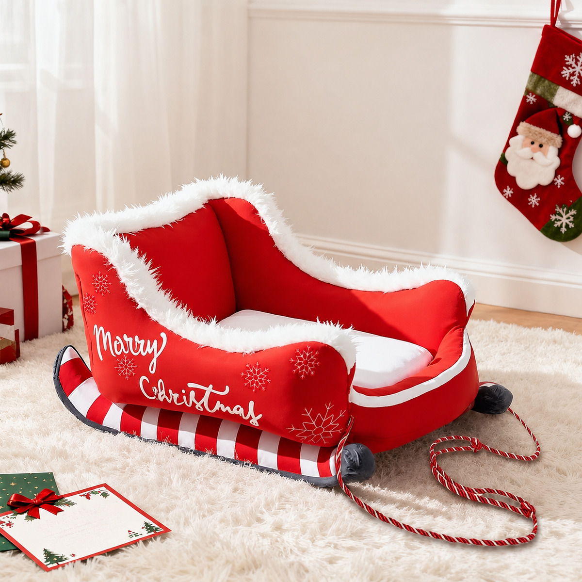 ELEVOPRO™ SantaSleigh Pet Bed