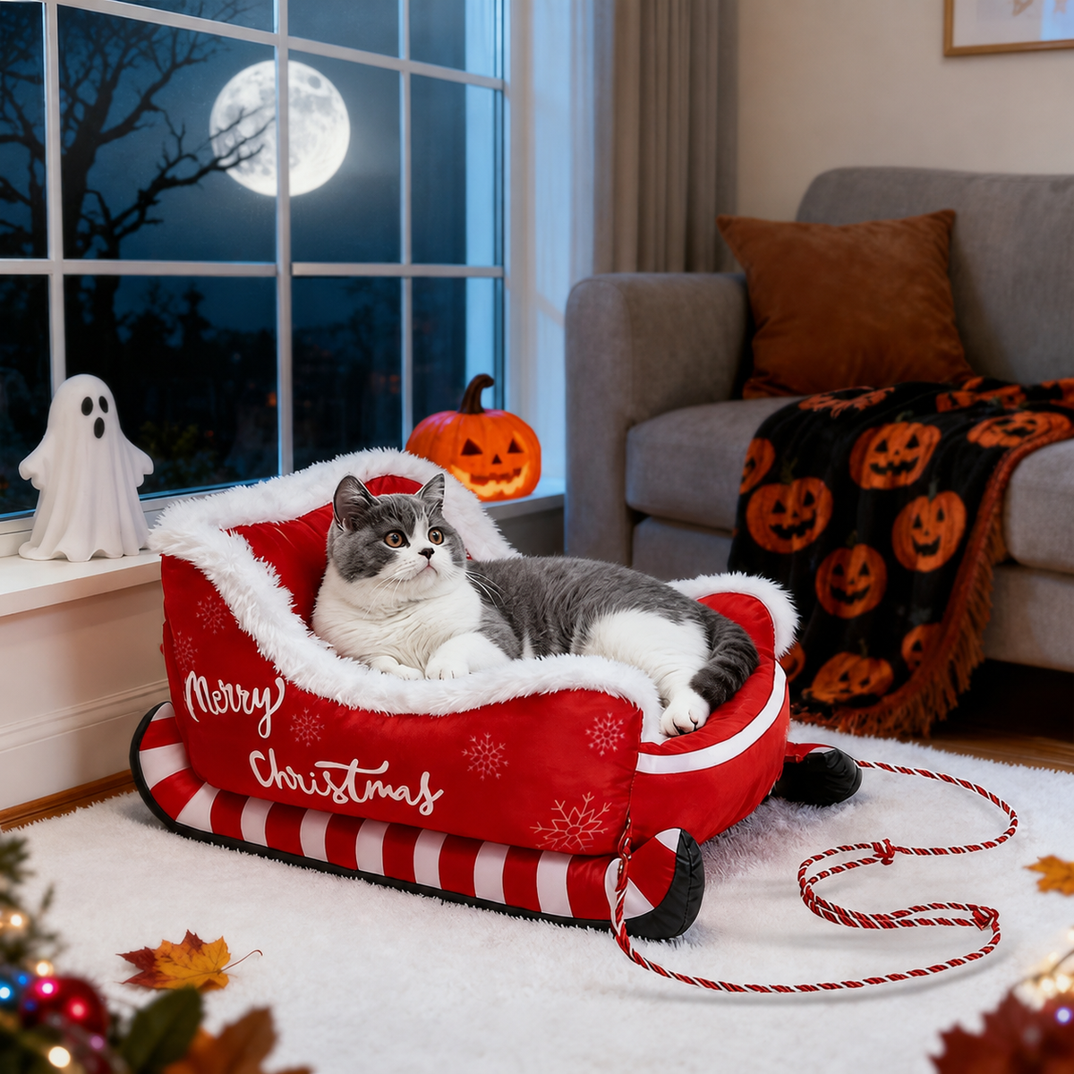 ELEVOPRO™ SantaSleigh Pet Bed