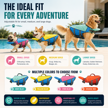 Elevopro™ AquaGuard Dog Life Jacket