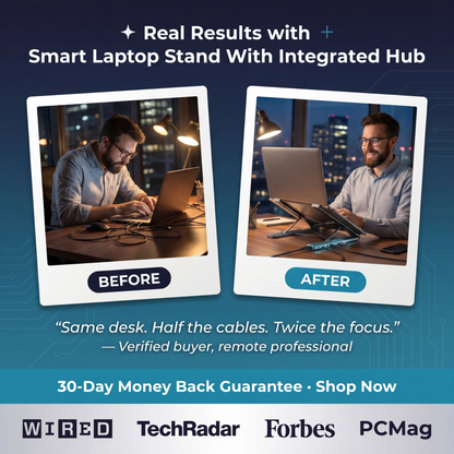 Elevopro™ Smart Laptop Stand With Integrated Hub